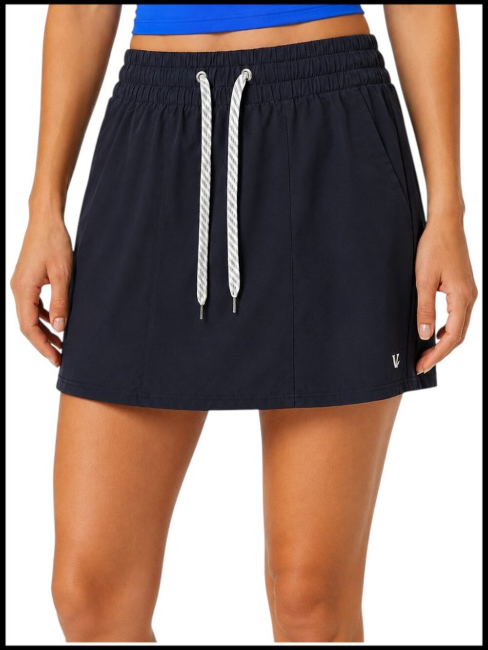 Vuori Clementine Skirt Black Pleated Athletic Skort XL
